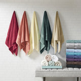 100% Cotton 8 Piece Antimicrobial Towel Set B03599326
