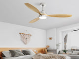 Low Profile 52 Inch Integrated LED Ceiling Fan with Light Kit and Remote Control for Living Room W934P288631