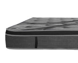 Luxurious 14in Euro Top Mattress, Queen Size Plush Memory Foam Mattress for Bed Frames, Dark Gray B011P204500