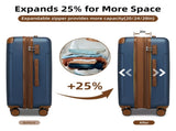 Luggage Sets 6 Piece with Duffel Bags, Hardside Expandable Suitcases with Spinner Wheels TSA Lock, W3412P390472