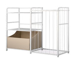 Kids Bookshelf with Basket, 33" x 32" Storage Shelf with Fabric Bin, Ideal for Books, Toys, 87746940