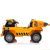 ZNTS Ride on Dump Truck, 12V Ride on Car with Parents Control, Electric Dump Bed and Extra Shovel,Phone W1396P147014