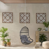 BERKSHIRE HANGING CHAIR WITH 8FT CHAIN 70843.00GDGRY