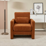 Modern Accent Chair, Chenille Upholstery Armchair - Modern Style, Solid Wood Frame - Ideal for W1765P172323