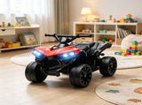 6V Kids ATV 4-Wheeler, Electric Ride-On with Music & LED Headlights, Indoor & Outdoor, Ages 18-56 80864812