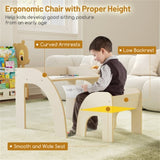 kids furniture set with 1 kids table and 1 chair White 51493923