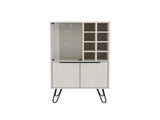Bar Cabinet Gassville, Living Room, White Washed Oak B092P228576