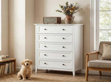 White embossed P2 Particleboard MDF Melamine 80*40*115cm Framed, Double Handles, Five 95142480
