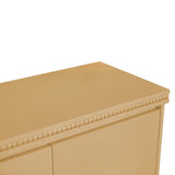Classic Wooden Sideboard with Beaded Trim Elegant Storage Cabinet for Dining or Living Room W3137P270198