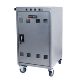 Mobile Charging Cart and Cabinet for Tablets Laptops 35-Device -Silver W1102P207222