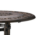 32*32*41" Outdoor Cast Aluminum Round Dining Table 79229249