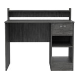 ZNTS Manaos Writing Computer Desk , Multiple Shelves, One Drawer B070P188824