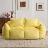 Giant Bean Bag Couch for Adults, Ultra Soft Fluffy Loveseat Bean Bag Sofa, Oversized Chase Lounge 81854156