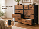 12-Drawer Dresser, Fabric Storage Tower for Bedroom, Hallway, Entryway, Closet, Tall Chest Organizer 10526119