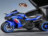 Electric Motorcycle for Kids, 12V Battery Powered Ride on Toys 3 Wheels Motorcycle with LED Lights, 25679780