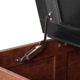 Farmhouse Coffee Table, Square Wood Table with Large Hidden Storage Compartment for Living Room, W2275P148554