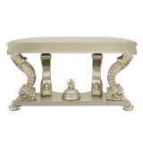 ZNTS ACME Sorina SOFA TABLE Antique Gold Finish LV01216