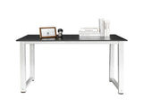 110cm Decent High Strength Wooden Computer Desk Black 47162360