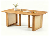 55" Safe Rounded Edge Furniture , Anti-Warp Sturdy Wood Table & Bench Kit, Easy-Clean Casual 43705688