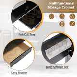 30" Black Bathroom Vanity with Sink Combination Set, Bathroom Storage Cabinet with Soft Close Door, N729P177787B