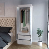 Alabama Armoire, One Large Cabinet, Two Drawers B128P148850