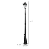 ZNTS Outdoor Lamp /Street Light /Solar Powered Lamp -AS （Prohibited by WalMart） 89543980