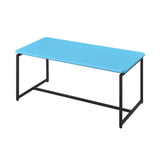 GT 3 Piece Blue Carbon Fiber Wrap Coffee Table and End Table Set B061110722