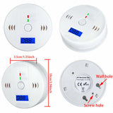 LCD Display CO Carbon Monoxide Gas Detector Device Home Safety Alarm Detector 01254366