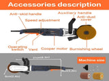 Burnishing Polishing, 1300w Surface Conditioning Tool, 6 Speed Variable 3200RPM Motor Drum 95147169