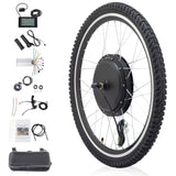 26in 1000W Rear Drive With Tires Bicycle Modification Parts Black 85758991