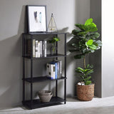 Black Bookshelf with 4 Shelf B062P191048