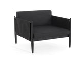DAWSON OUTDOOR PATIO 2PCS BLACK ALUMINUM CLUB CHAIR N775P247810B