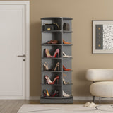 Grey 360 Rotating shoe cabinet 6 layers W1320140918