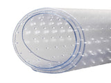 PVC Rectangle Floor Protection Mat Chair Mat with Nail Transparent 24469155