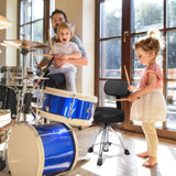Drum Throne with Backrest, Hydraulic Drum Stool Adjustable Height, Heavy Duty Hydraulic Drum Seat 18687702