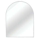 30x40 Inch Silver Metal Framed Arched Bathrrom Mirror for Wall. W2203P310337