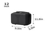 Non-TSA customs lock 5-in-1 PP trolley case, 12in, 16in, 20in, 24in, 28in, PP, black 33696925
