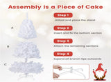 7 Feet White Christmas Tree 70314439