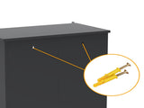 73'' Tall Metal Tool Storage Cabinet, with Ample Storage Space for Garage,Warehouse,Garden,Office, W3387P351629
