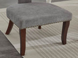 Mid Century Modern Dining Chairs Set of 2, Farmhouse Linen Fabric Upholstered Accent Chair Curved W1143P186367