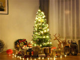 5ft Slim Pencil Christmas Tree - Space-Saving Design for Small Corners, 220 Realistic PVC Branches 72369456