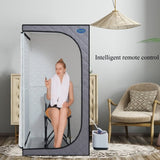 Portable Grey Mini Plus style Steam Sauna tentPersonal Home Spa, with Steam Generator, Remote W782124169