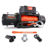 ZESUPER 9500 lbs Electric Winch Kit Waterproof IP67 Electric Winch with Hawse Fairlead, with Both W121863299