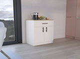 Mayorca Multistorage Pantry Cabinet, One Drawer, Two Interior Shelves Ivory - Natural Oak B070P242484