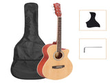 GT501 40 inch Spruce Front Cutaway Folk Guitar with Bag & Board & Wrench 48776708