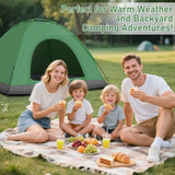 3-4 Person Camping Dome Tent Army Green 51815761