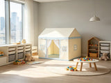 Kids Castle Play Tent 1-5 Years Old Toddler Tent with Mat and Lamp Indoor Outdoor Play House for 63396805