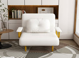 Folding Sofa Bed 3-in-1 Convertible Chair - 5-Position Adjustable Backrest with Pillow, Space-Saving W2700P319131