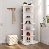 ZNTS 360 Rotating shoe cabinet 6 layers 54136929