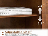 47.6" Sideboard Buffet Cabinet with Storage, Farmhouse Fluted Sideboard with 2 Sliding Doors & Solid W1801P457808